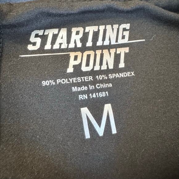 Starting Point Black Active Leggings Women’s Medium High-Waisted NWT - Picture 8 of 10